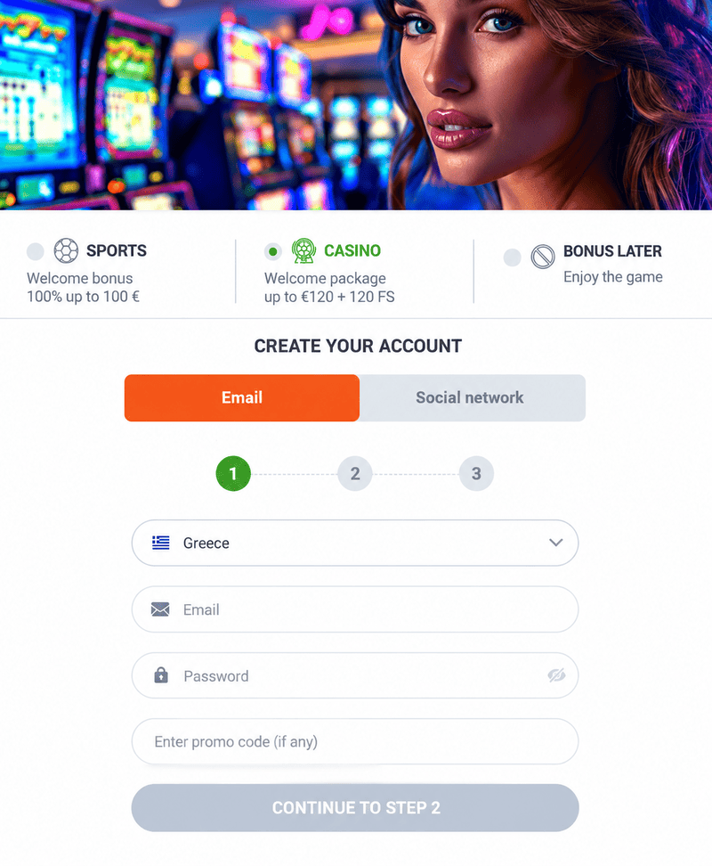 20bet signup el