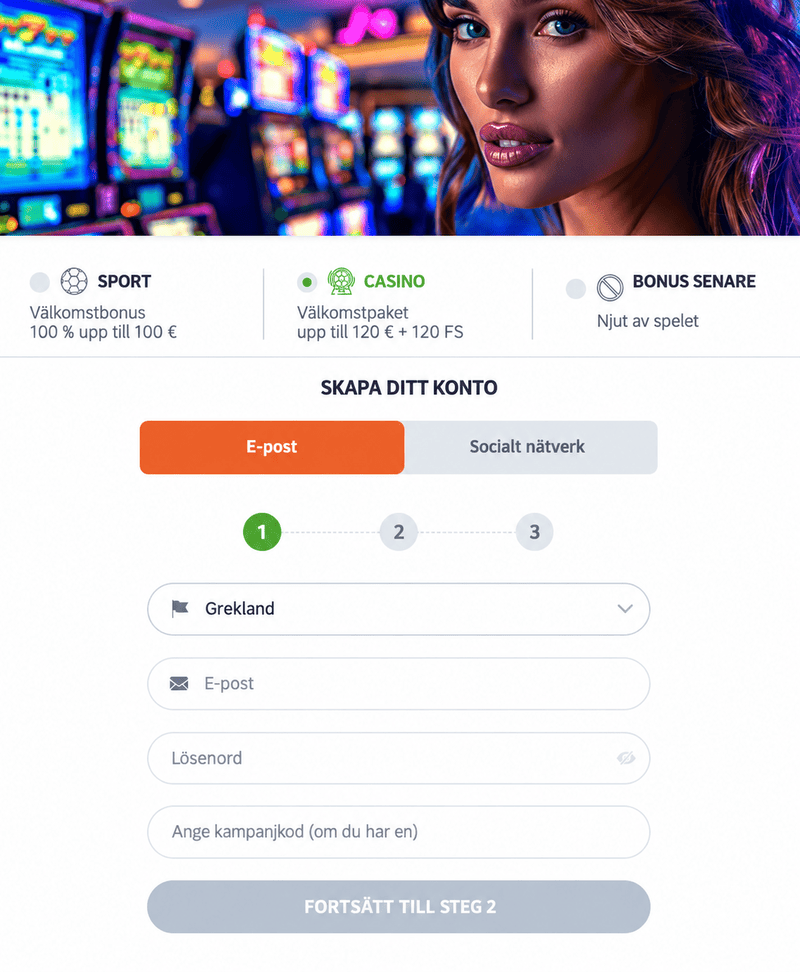 20bet registrering