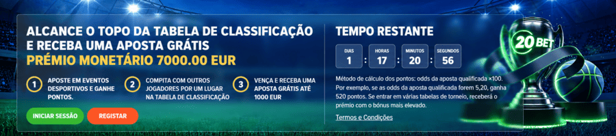 Torneio 20bet